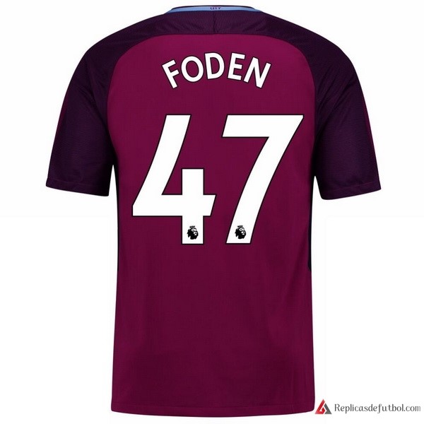 Camiseta Manchester City Segunda equipación Foden 2017-2018